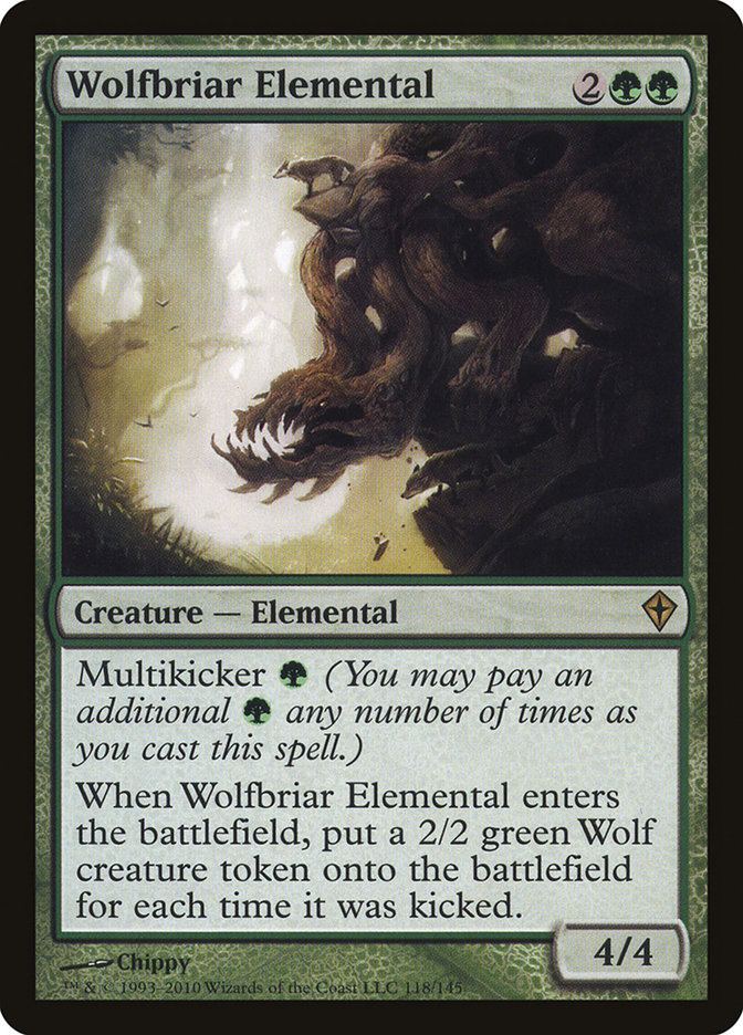 Wolfbriar Elemental [Worldwake] | Game Haven TX