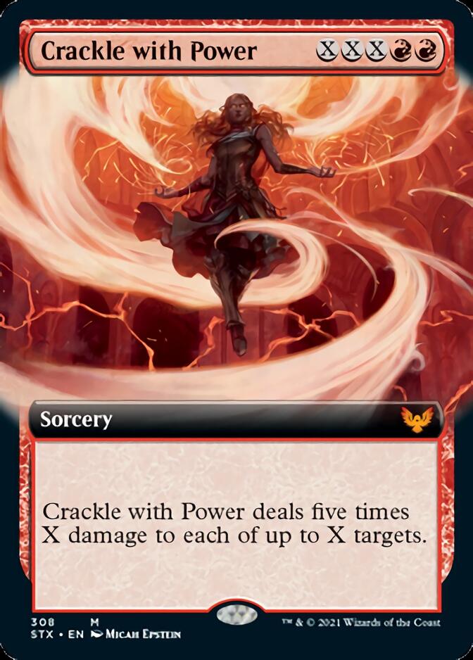 Crackle with Power (Extended) [Strixhaven: School of Mages] | Game Haven TX