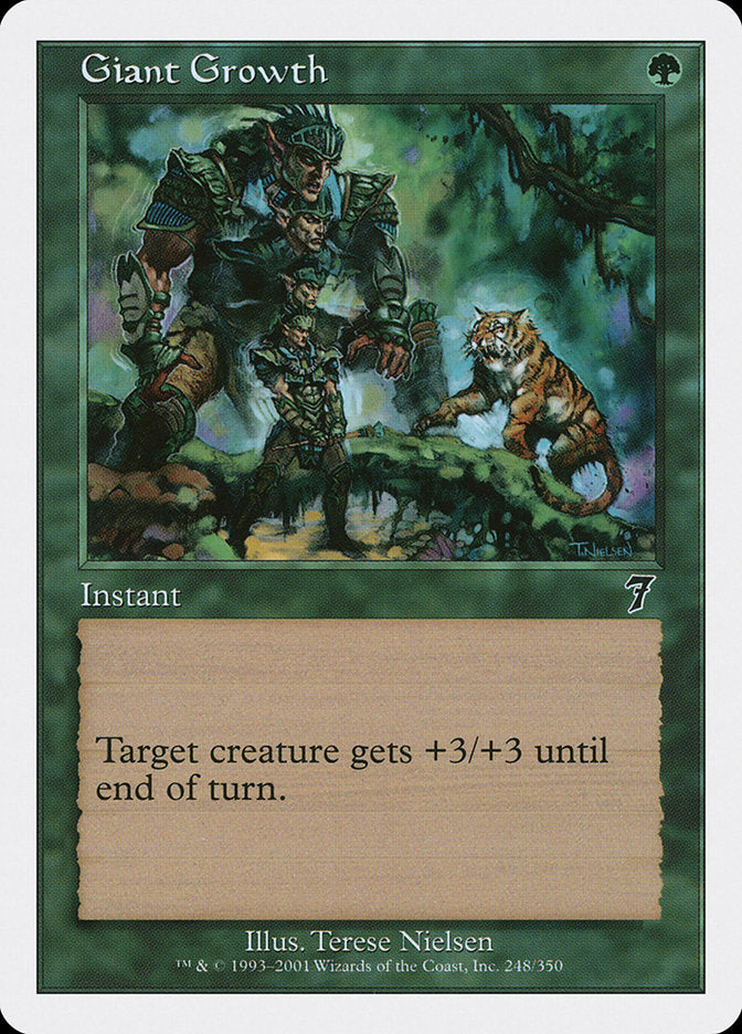 Giant Growth [Seventh Edition] | Game Haven TX