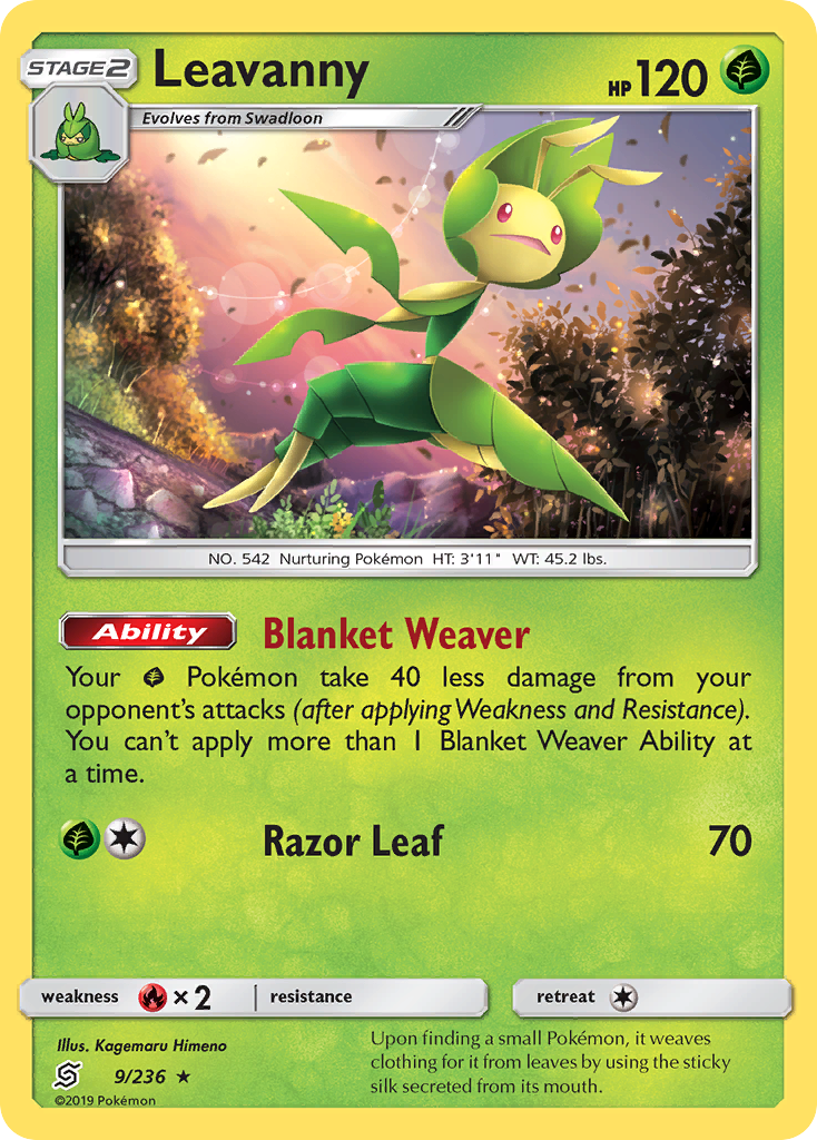 Leavanny (9/236) [Sun & Moon: Unified Minds] | Game Haven TX