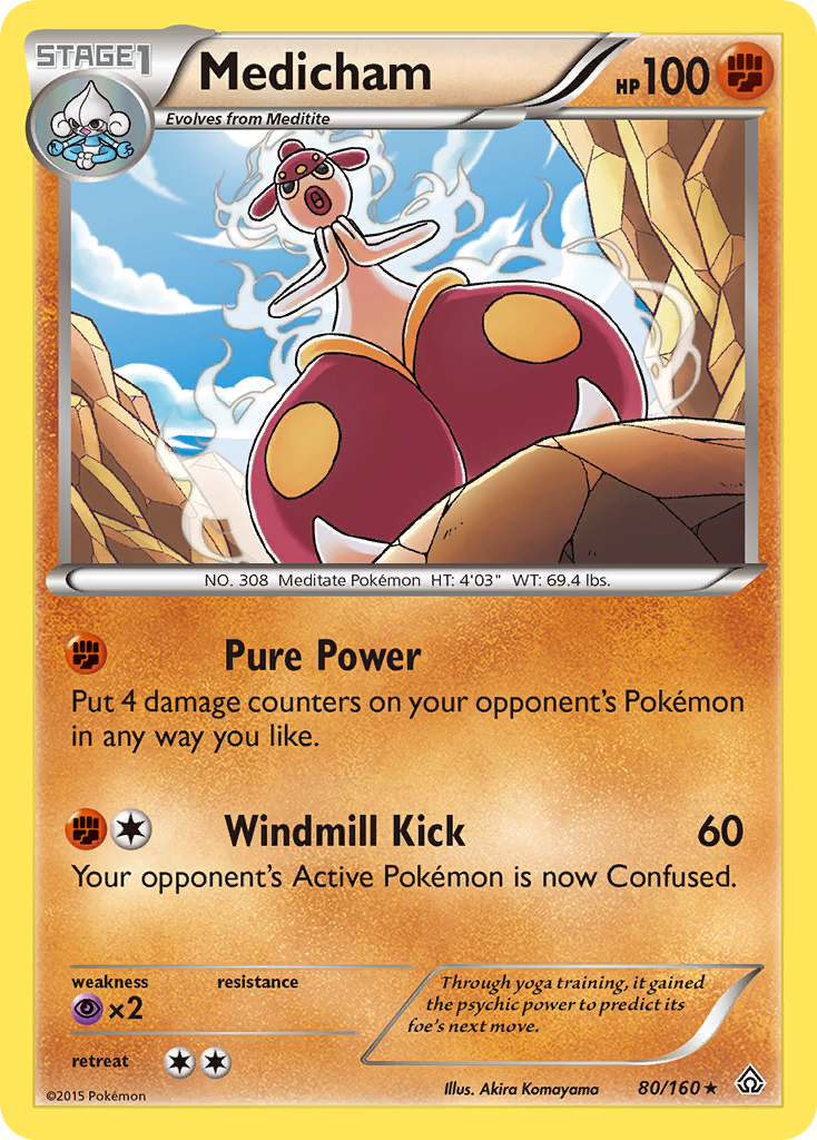 Medicham (80/160) [XY: Primal Clash] | Game Haven TX