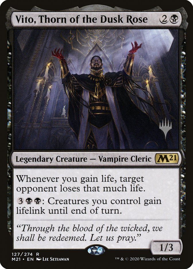 Vito, Thorn of the Dusk Rose (Promo Pack) [Core Set 2021 Promos] | Game Haven TX