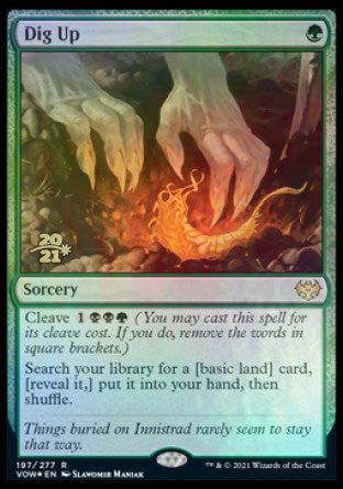 Dig Up [Innistrad: Crimson Vow Prerelease Promos] | Game Haven TX
