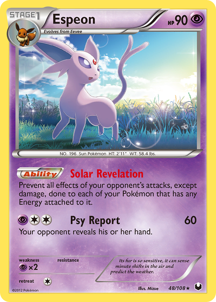 Espeon (48/108) [Black & White: Dark Explorers] | Game Haven TX