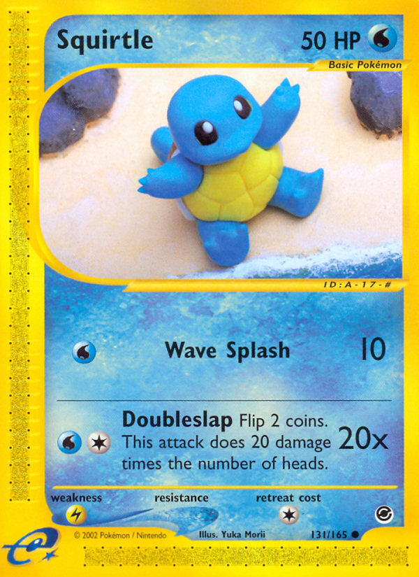Squirtle (131/165) [Expedition: Base Set] | Game Haven TX