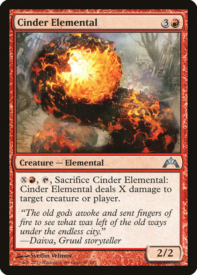 Cinder Elemental [Gatecrash] | Game Haven TX