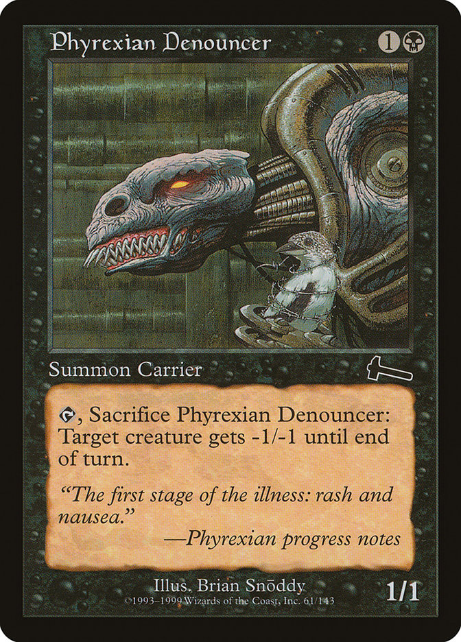 Phyrexian Denouncer [Urza's Legacy] | Game Haven TX