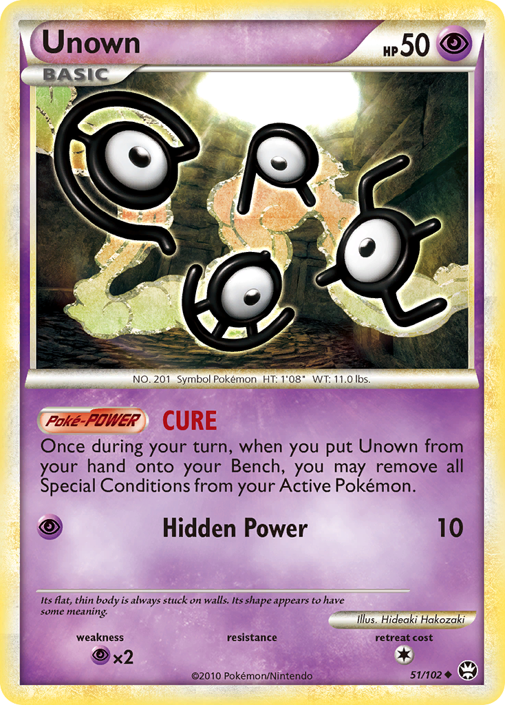 Unown (51/102) [HeartGold & SoulSilver: Triumphant] | Game Haven TX