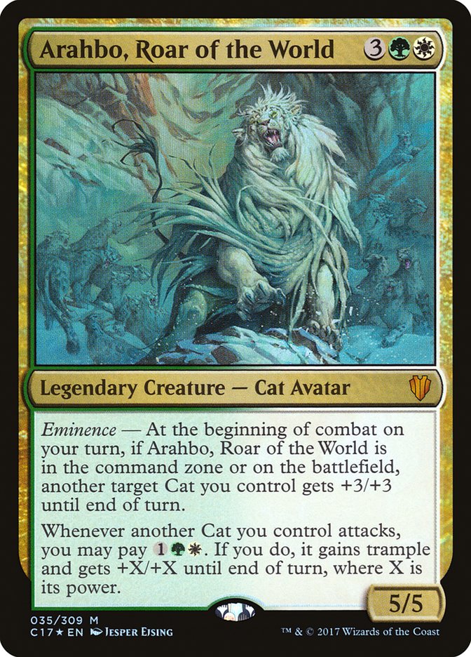 Arahbo, Roar of the World [Commander 2017] | Game Haven TX