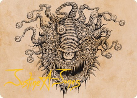 Baleful Beholder (Showcase) Art Card (Gold-Stamped Signature) [Dungeons & Dragons: Adventures in the Forgotten Realms Art Series] | Game Haven TX