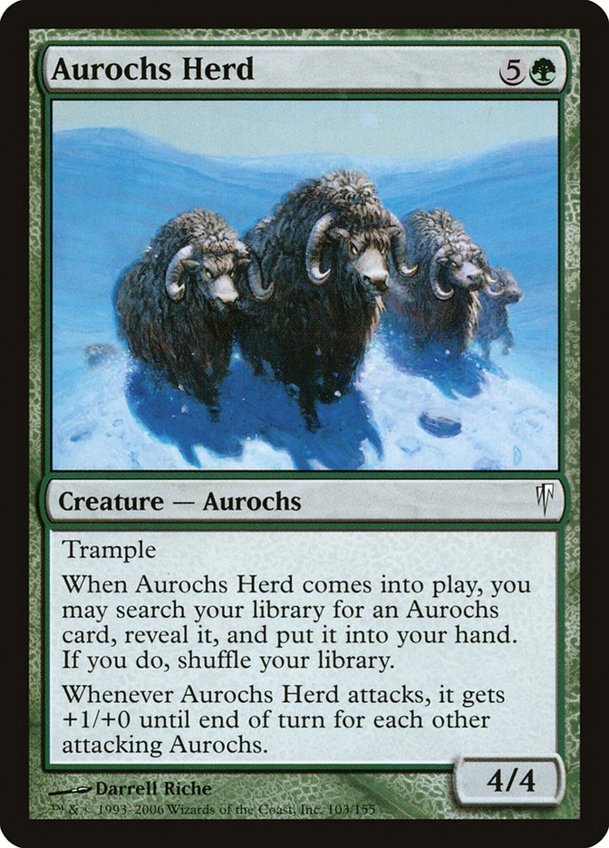Aurochs Herd [Coldsnap] | Game Haven TX