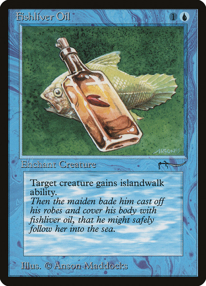 Fishliver Oil (Dark Mana Cost) [Arabian Nights] | Game Haven TX