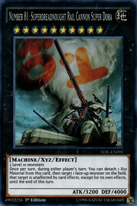 Number 81: Superdreadnought Rail Cannon Super Dora [TDIL-EN091] Super Rare | Game Haven TX