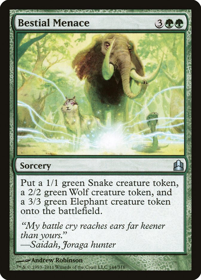 Bestial Menace [Commander 2011] | Game Haven TX
