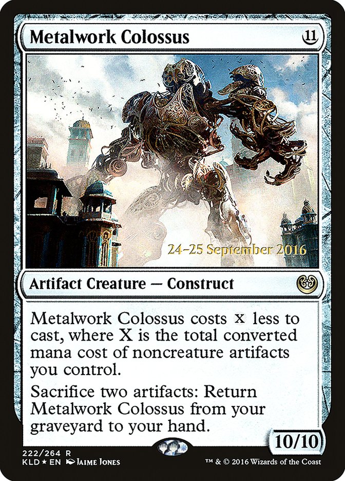 Metalwork Colossus [Kaladesh Promos] | Game Haven TX