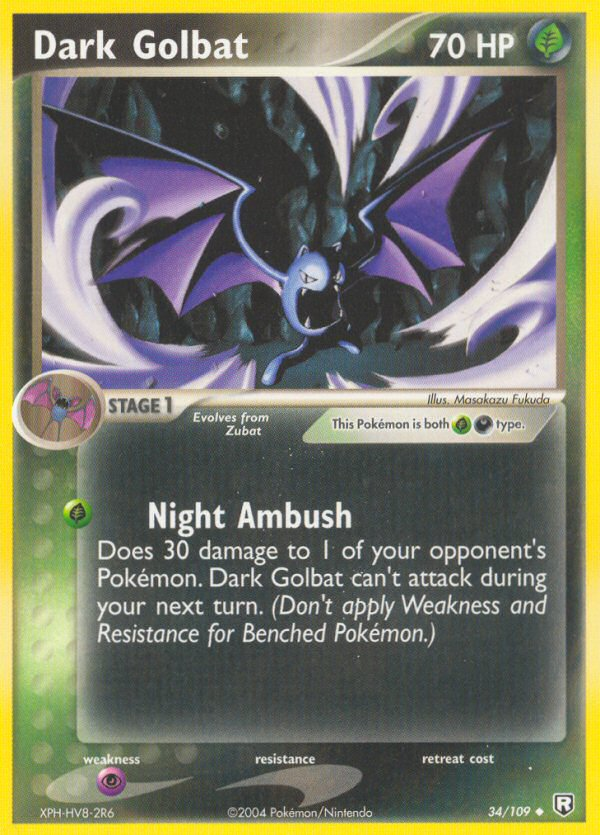 Dark Golbat (34/109) [EX: Team Rocket Returns] | Game Haven TX