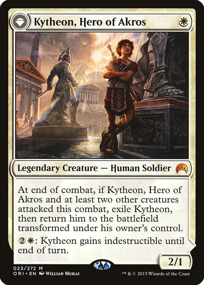 Kytheon, Hero of Akros // Gideon, Battle-Forged [Magic Origins] | Game Haven TX