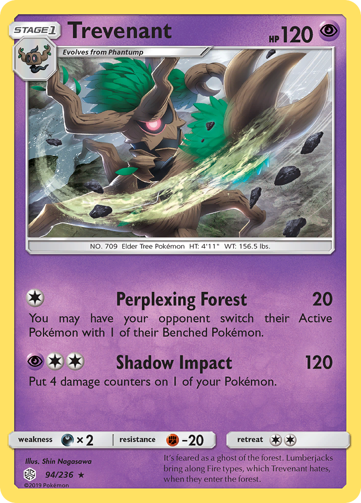Trevenant (94/236) [Sun & Moon: Cosmic Eclipse] | Game Haven TX