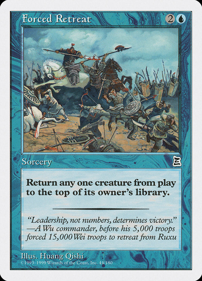 Forced Retreat [Portal Three Kingdoms] | Game Haven TX
