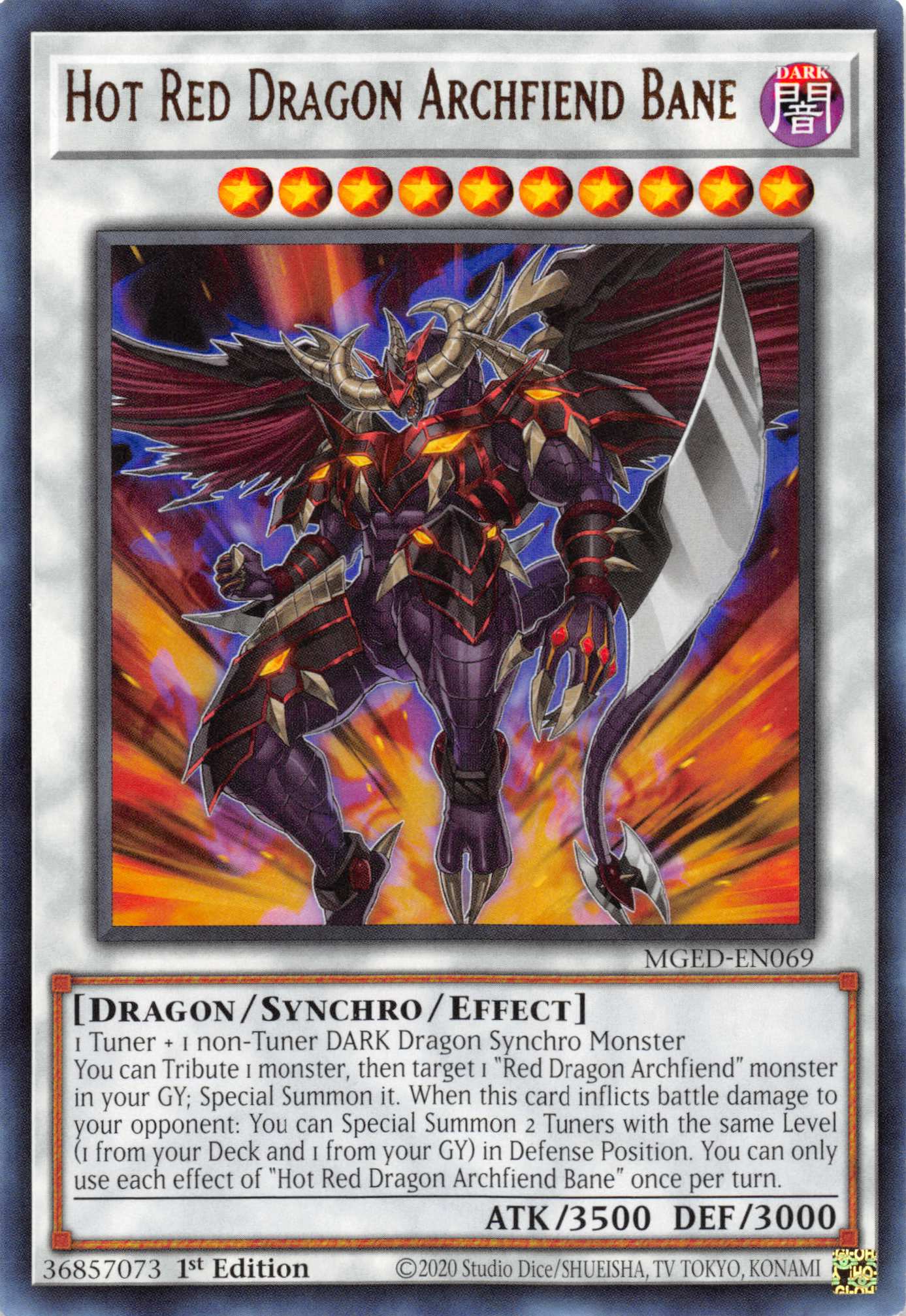 Hot Red Dragon Archfiend Bane [MGED-EN069] Rare | Game Haven TX