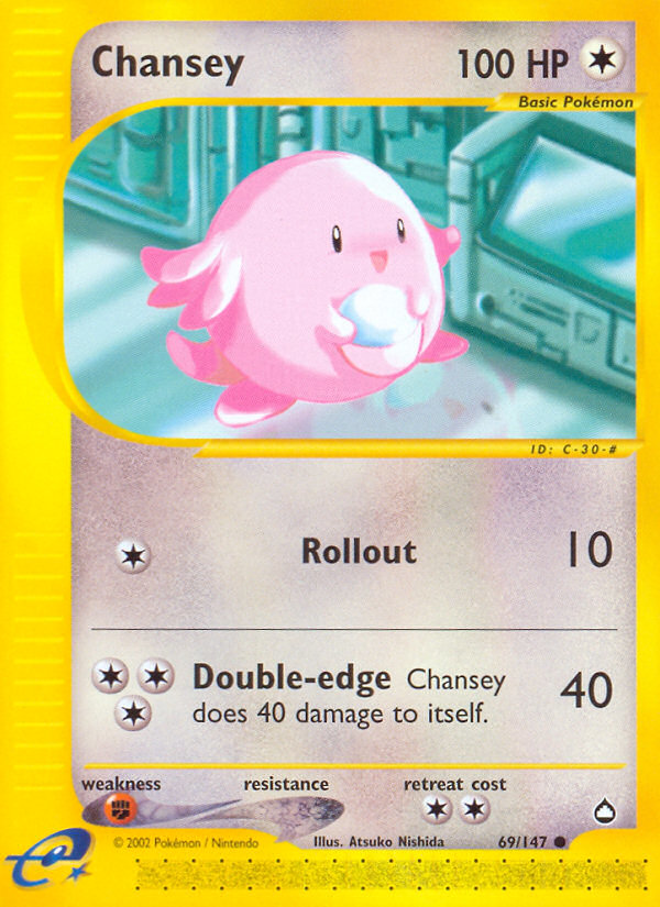 Chansey (69/147) [Aquapolis] | Game Haven TX