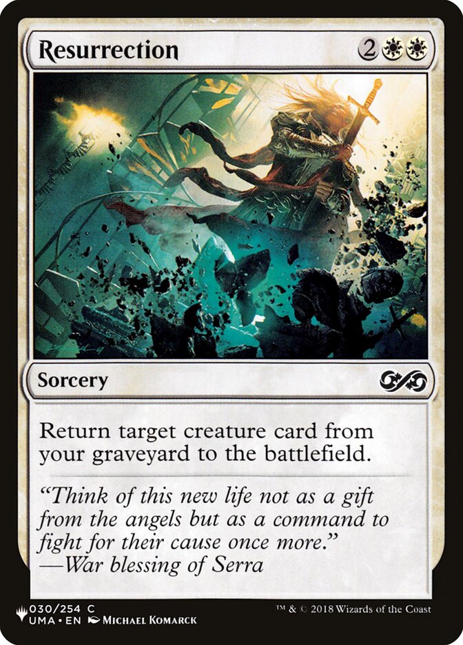 Resurrection [The List] | Game Haven TX
