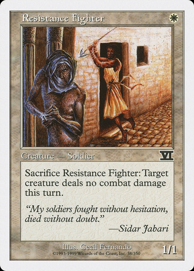 Resistance Fighter [Classic Sixth Edition] | Game Haven TX