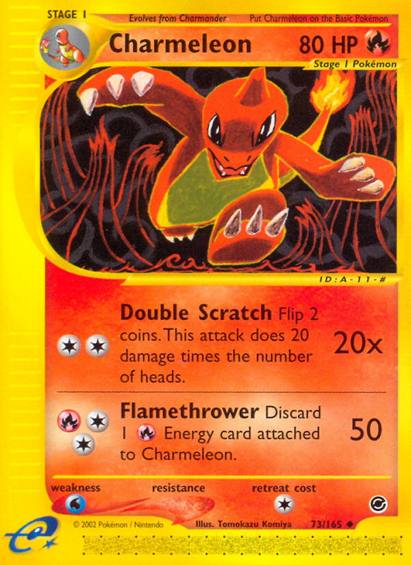 Charmeleon (73/165) [Expedition: Base Set] | Game Haven TX