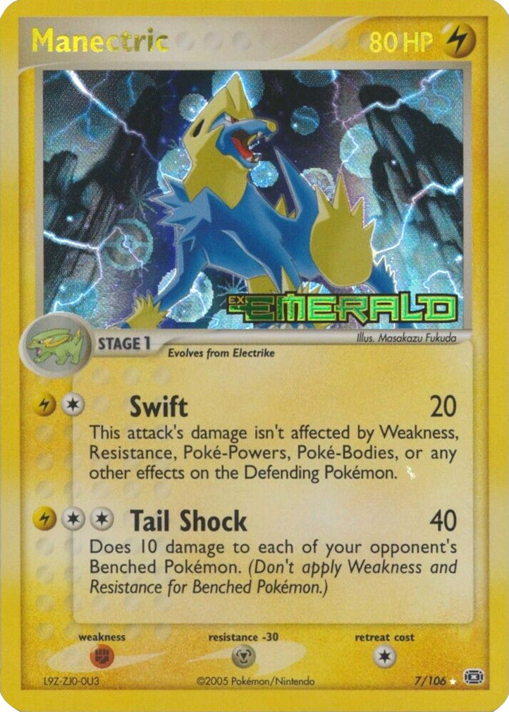 Manectric (7/106) (Stamped) [EX: Emerald] | Game Haven TX