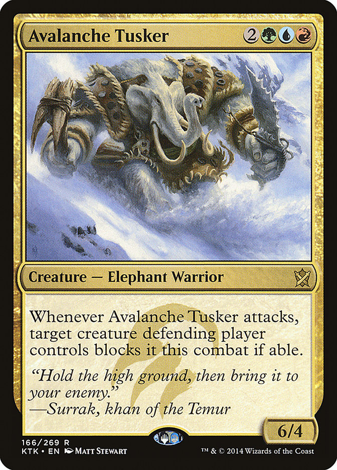 Avalanche Tusker [Khans of Tarkir] | Game Haven TX