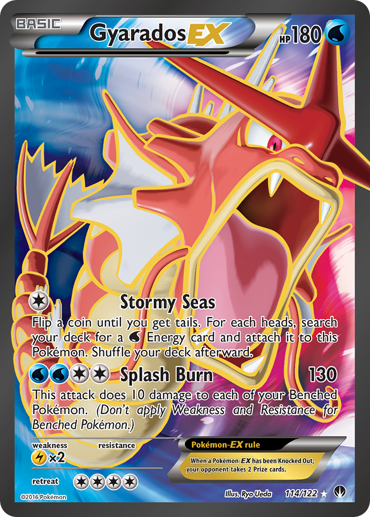 Gyarados EX (114/122) [XY: BREAKpoint] | Game Haven TX