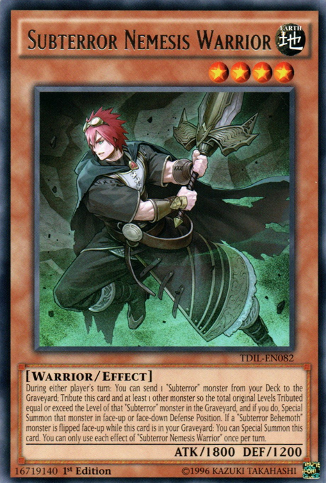 Subterror Nemesis Warrior [TDIL-EN082] Rare | Game Haven TX