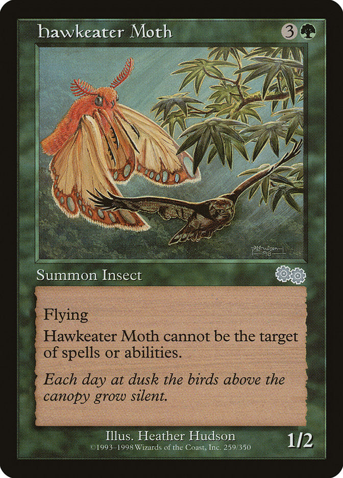 Hawkeater Moth [Urza's Saga] | Game Haven TX