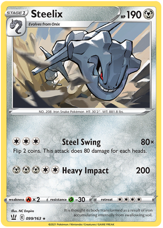 Steelix (099/163) [Sword & Shield: Battle Styles] | Game Haven TX