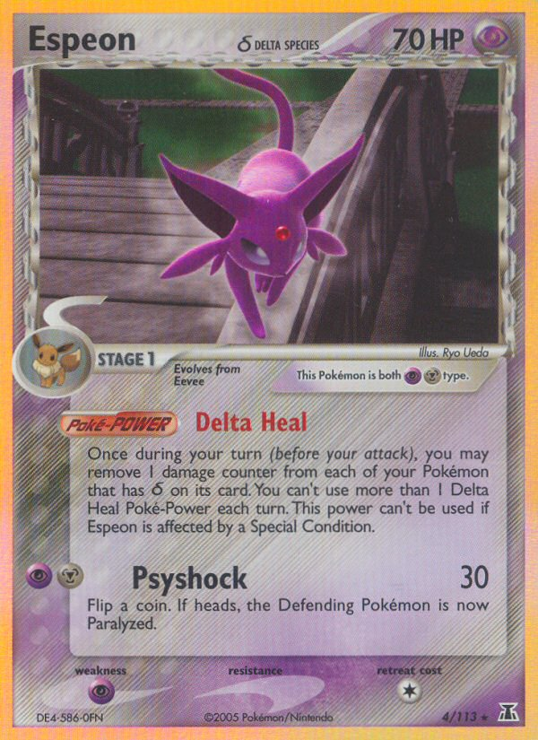 Espeon (4/113)(Delta Species) [EX: Delta Species] | Game Haven TX