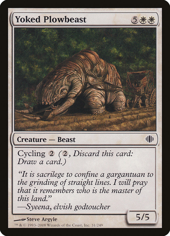 Yoked Plowbeast [Shards of Alara] | Game Haven TX