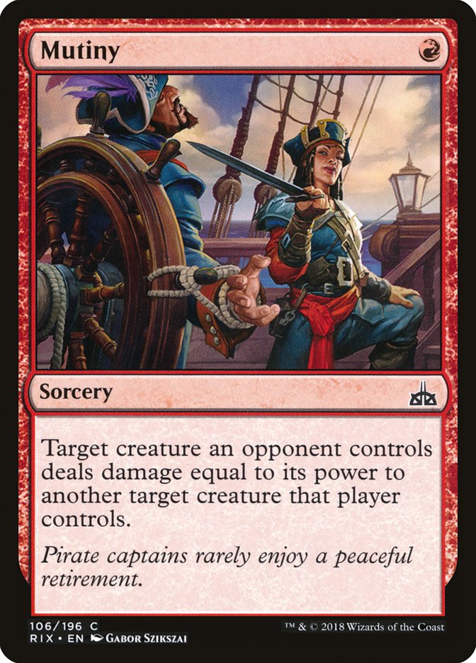 Mutiny [Rivals of Ixalan] | Game Haven TX