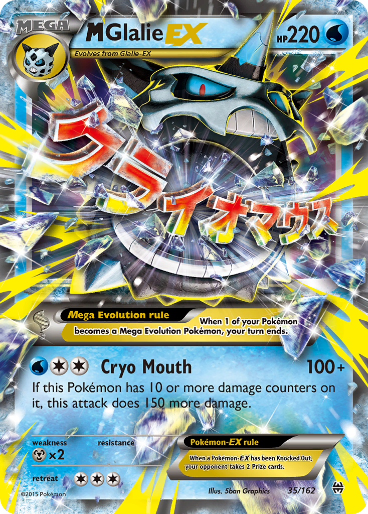 M Glalie EX (35/162) [XY: BREAKthrough] | Game Haven TX