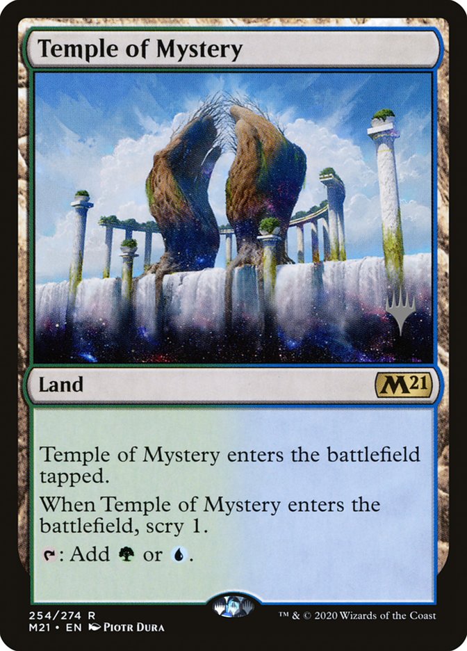 Temple of Mystery (Promo Pack) [Core Set 2021 Promos] | Game Haven TX