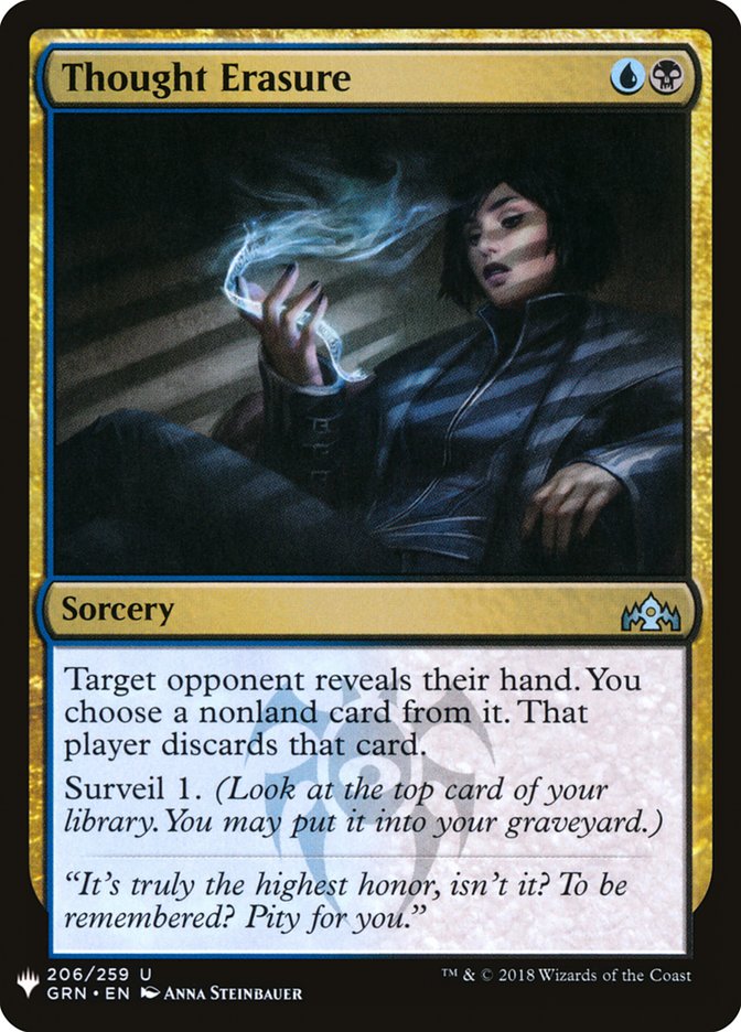 Thought Erasure [Mystery Booster] | Game Haven TX