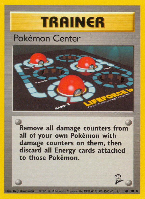 Pokemon Center (114/130) [Base Set 2] | Game Haven TX