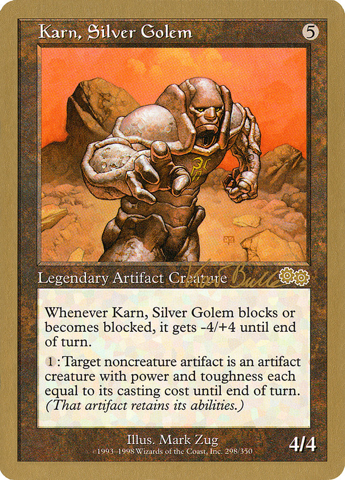 Karn, Silver Golem (Kai Budde) [World Championship Decks 1999] | Game Haven TX