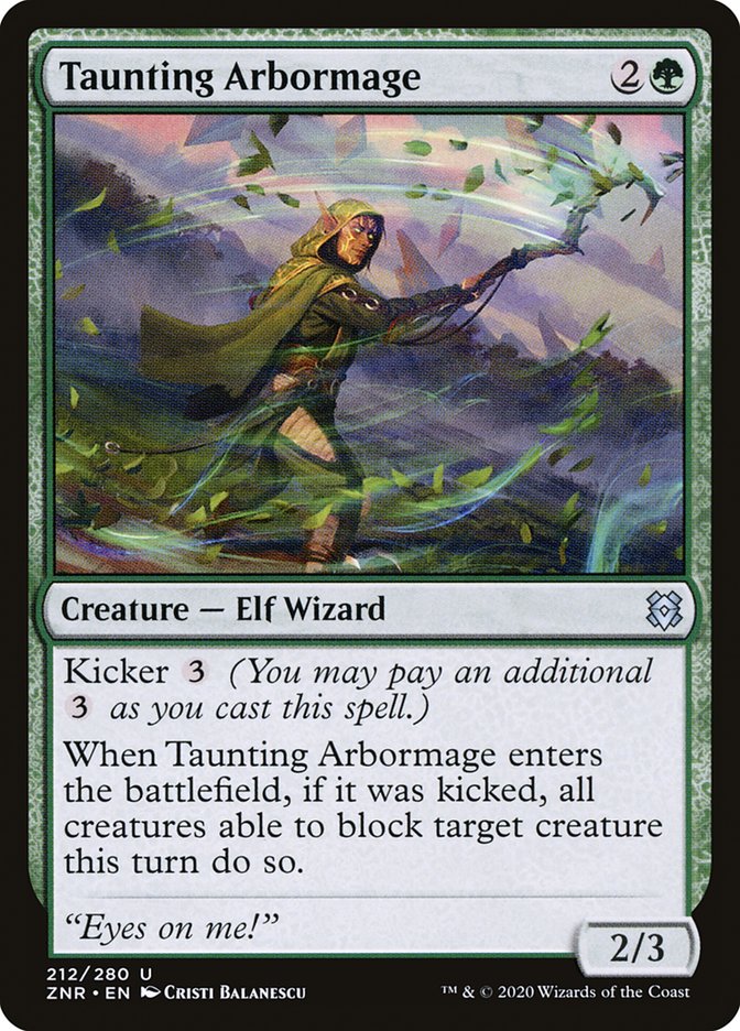 Taunting Arbormage [Zendikar Rising] | Game Haven TX