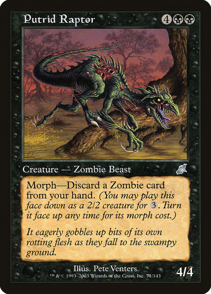 Putrid Raptor [Scourge] | Game Haven TX