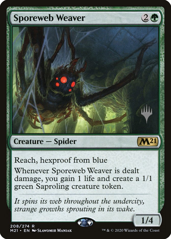 Sporeweb Weaver (Promo Pack) [Core Set 2021 Promos] | Game Haven TX