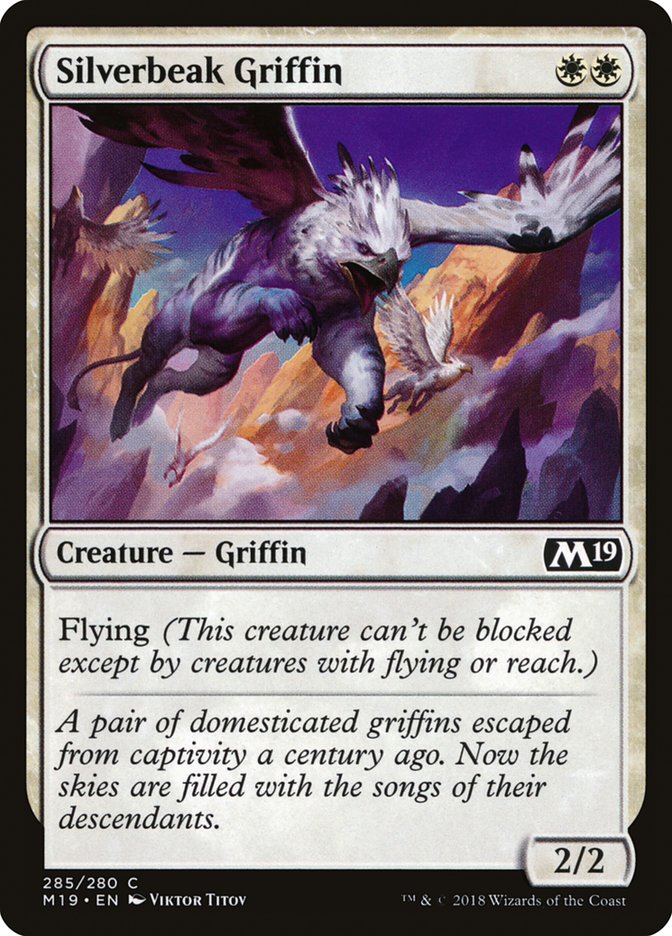 Silverbeak Griffin [Core Set 2019] | Game Haven TX