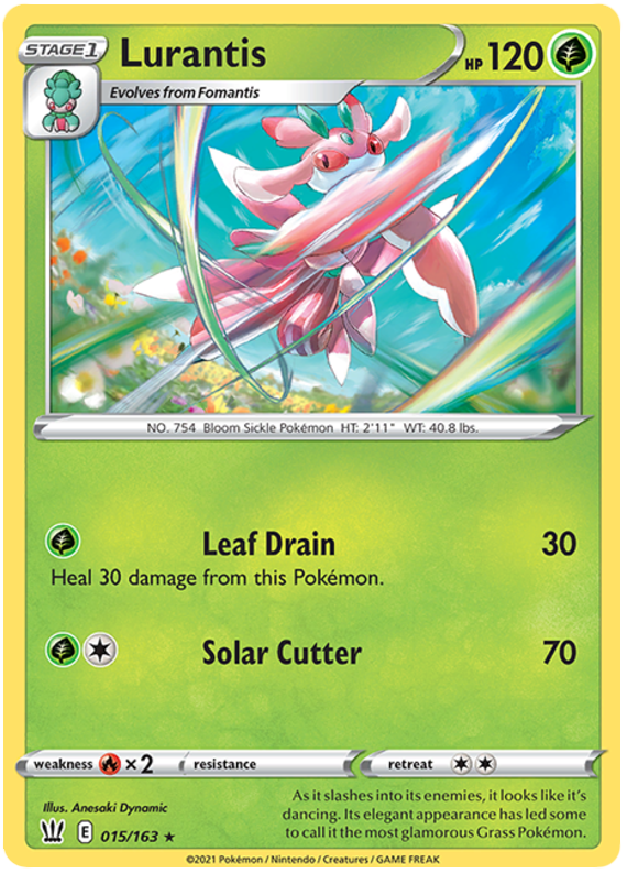 Lurantis (015/163) [Sword & Shield: Battle Styles] | Game Haven TX