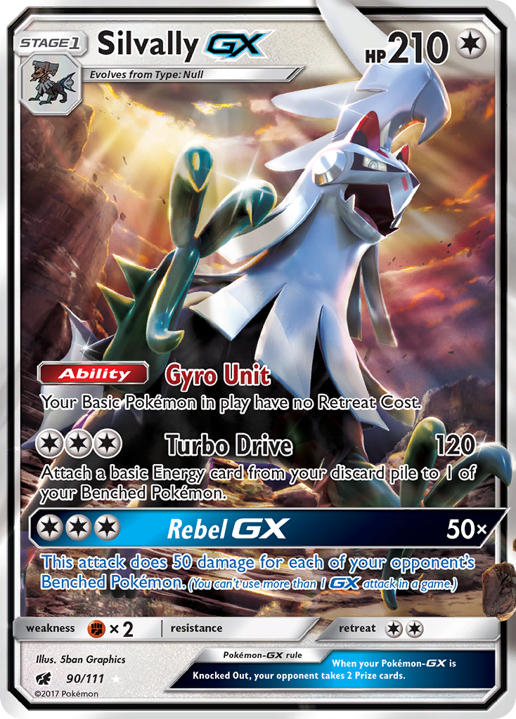 Silvally GX (90/111) [Sun & Moon: Crimson Invasion] | Game Haven TX