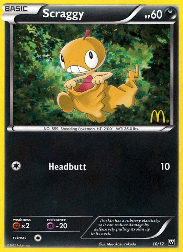 Scraggy (10/12) [McDonald's Promos: 2012 Collection] | Game Haven TX