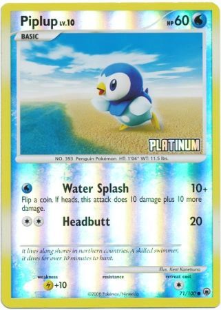 Piplup (71/100) [Burger King Promos: 2009 Collection] | Game Haven TX